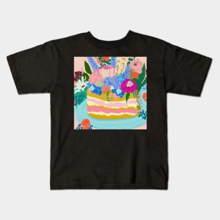 Morning tea in the garden Kids T-Shirt